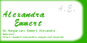 alexandra emmert business card